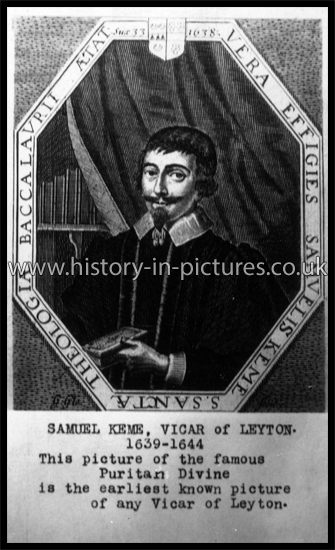 Samuel Keme, Vicar of Leyton, London. 1639-1644